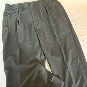 Polo Ralph Lauren Pants Men 36x30 Black Chino Stretch Straight Fit Zipper Pocket